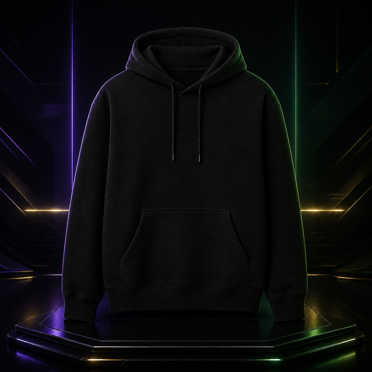 WRF Purple Hoodie blank apparel concept mockup