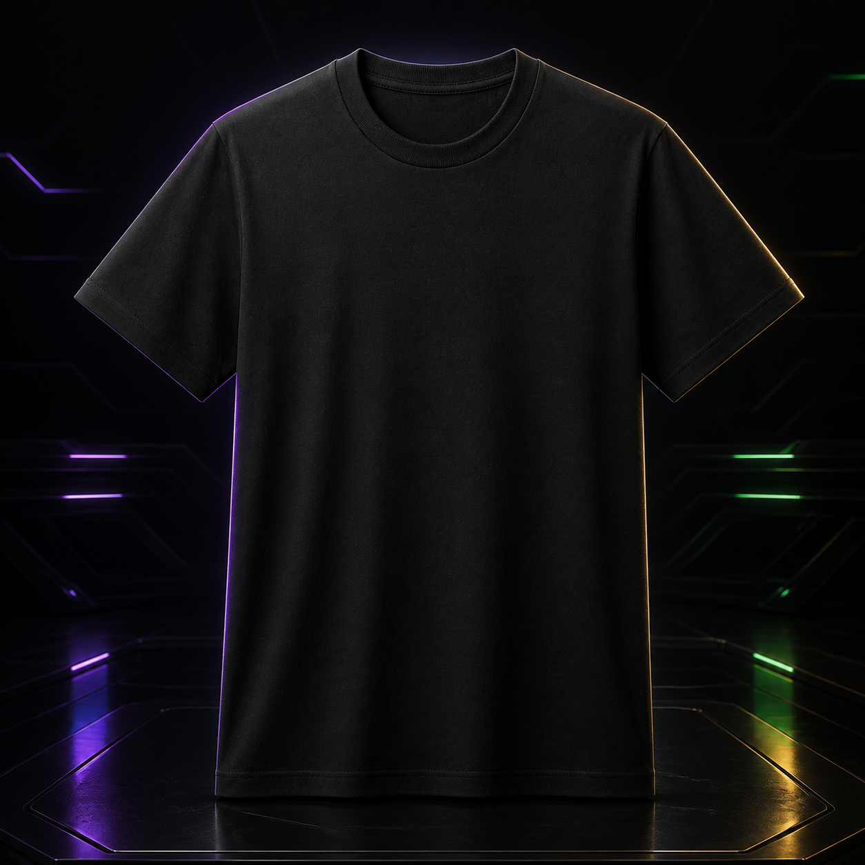 WRF World Tee blank apparel concept mockup